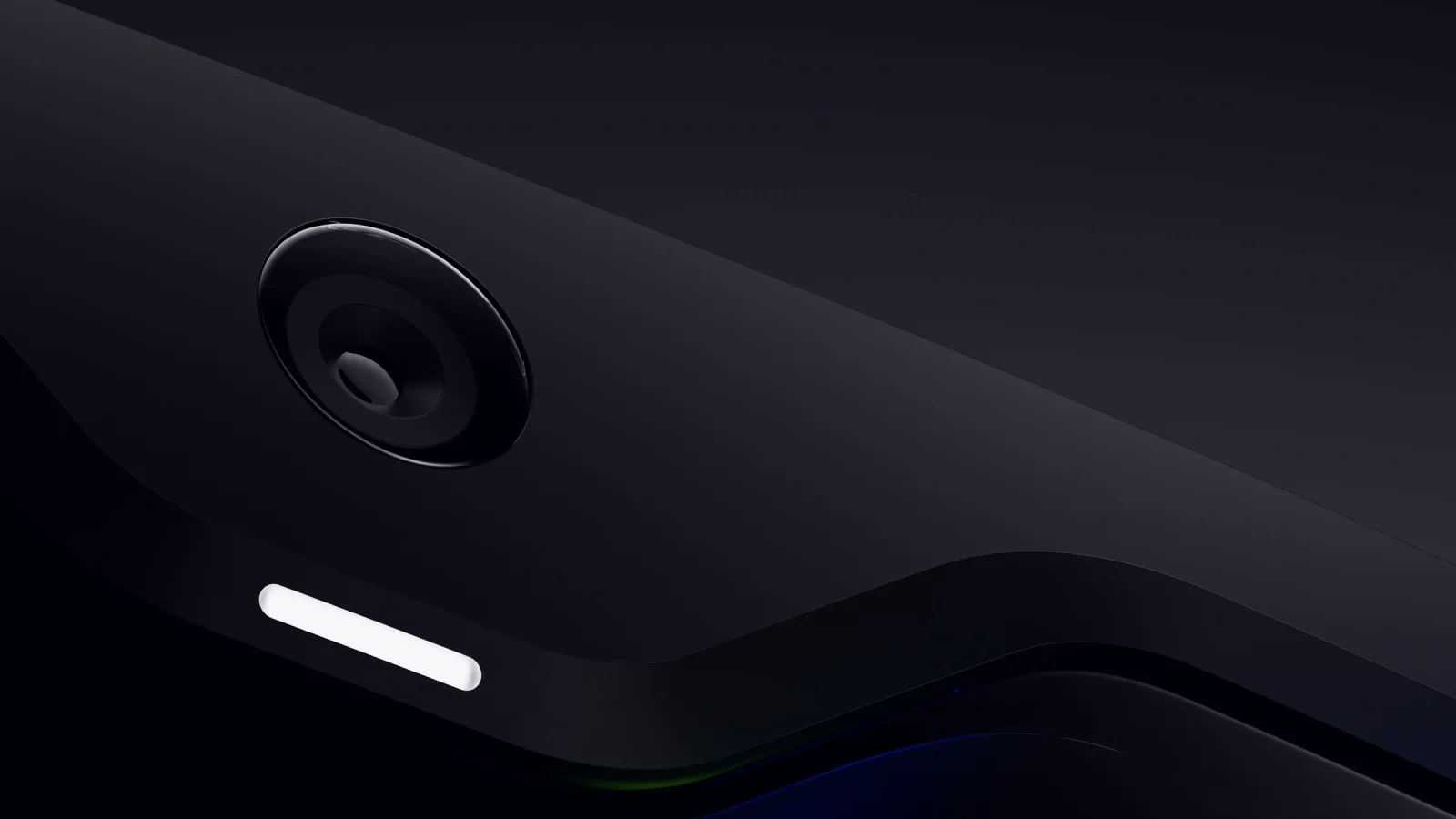 The camera in the brow and the capture light beside it